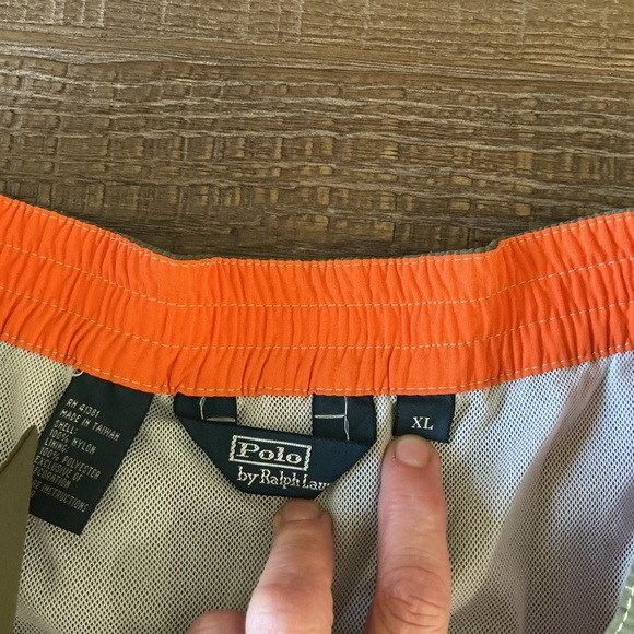 Polo Ralph Lauren Men’s Solid Kailua Swim Trunks Lounge wear Olive Green XL - Picture 2 of 8